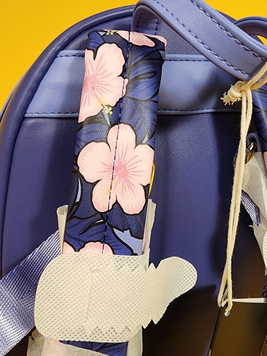 Loungefly Disney Lilo and Stitch Floral Sunset Scene Ducks Mini Backpack NEW main image 7